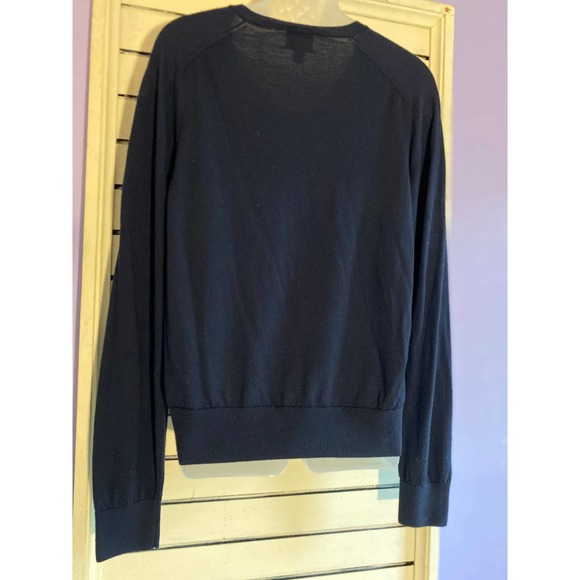 Brooks Brothers Red Fleece mens sweater size XXL v neck blue merino wool long sl - Picture 2 of 13